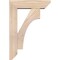 Ekena Millwork Westlake Slat Smooth Bracket w/ Offset Brace, Douglas Fir, 5 1/2"W x 18"D x 26"H BKT0604X18X26WTL06SDF - alternate 2